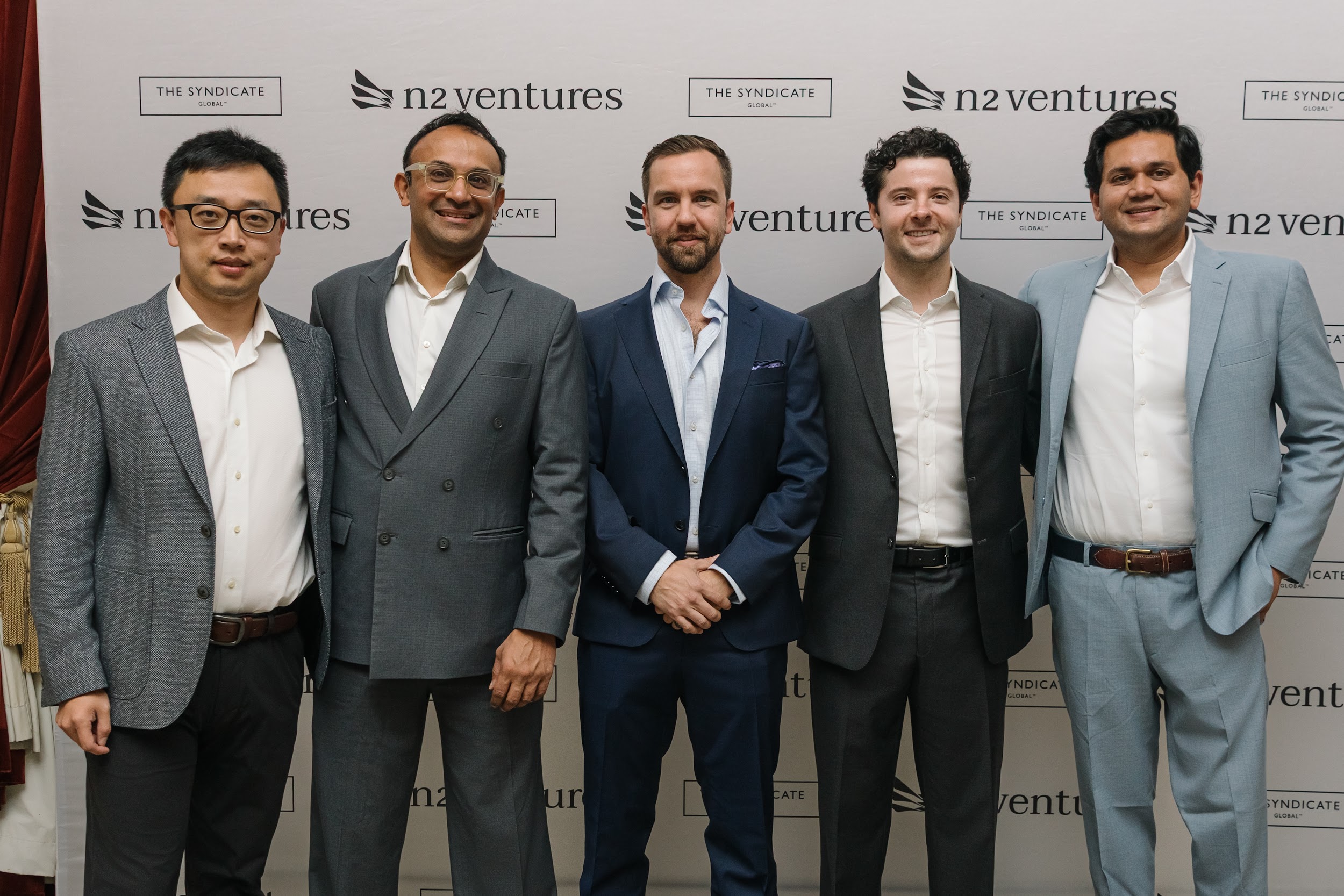 Anuj Totapudi and n2 Ventures Team at The Syndicate Global Dubai Event - Sponsors of The Syndicate Global