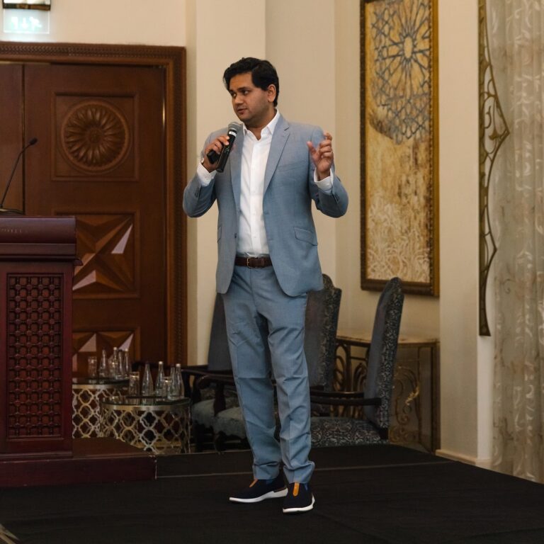 Anuj Totapudi from n2 Ventures at The Syndicate Global Dubai Event - Sponsors of The Syndicate Global